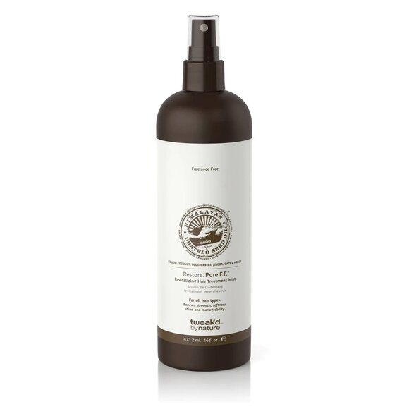Tweak'd by Nature Restore Pure FF Fragrance Free Hair Treatment Mist Hair 16oz - Picture 1 of 3